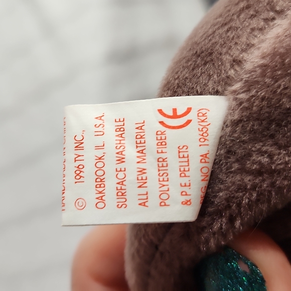 🕸Vintage Ty Beanie Baby Original Jolly the Walrus P.E. Pellets 1996 - Picture 6 of 10